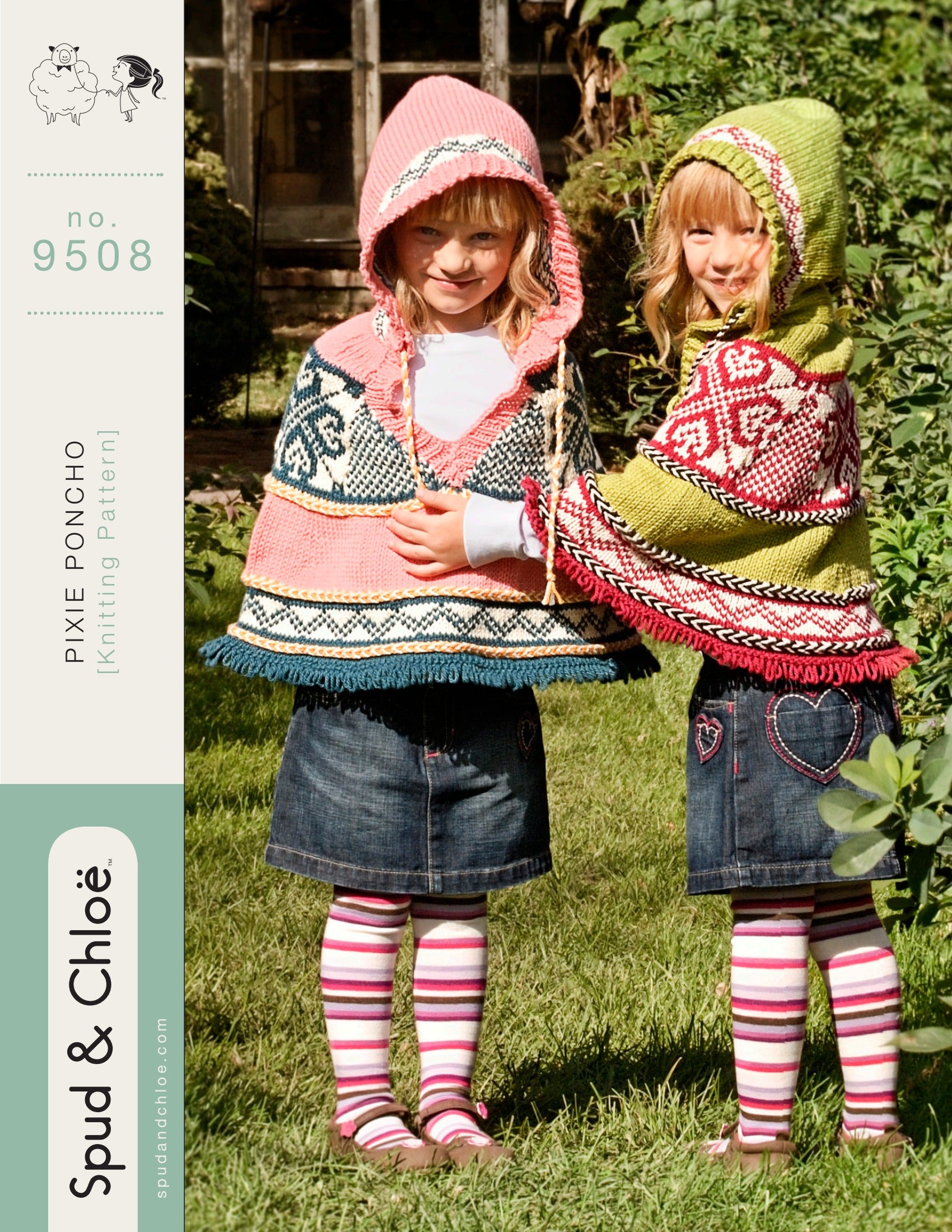 Pixie Poncho Cape Knitting Pattern