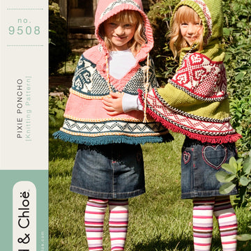 Pixie Poncho Cape Knitting Pattern