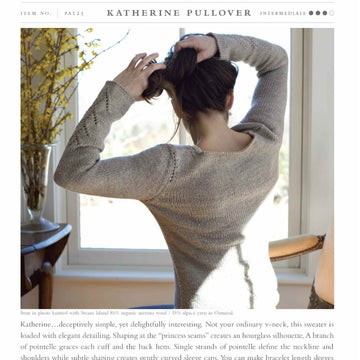 Swans Island Katherine Pullover Jumper Knitting Pattern