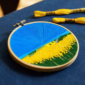 Sunflower Fields by Victoria Rose Richards Intermediate Embroidery Kit