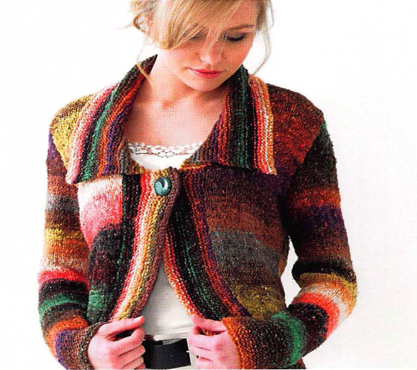 Garter Stitch Jacket Knitting Pattern