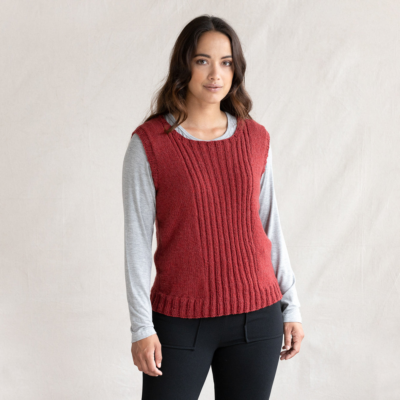 String Riley Vest Jumper Knitting Pattern