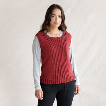 String Riley Vest Jumper Knitting Pattern