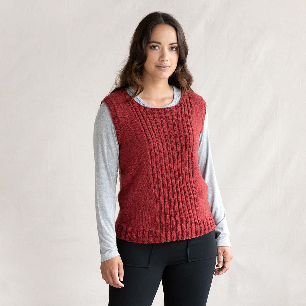 String Riley Vest Jumper Knitting Pattern