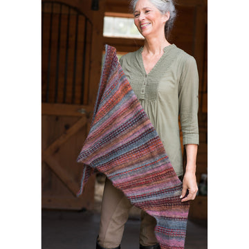 Berroco Broderie Wrap Knitting Pattern