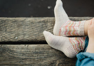 SweetGeorgia Petal Socks Knitting Pattern