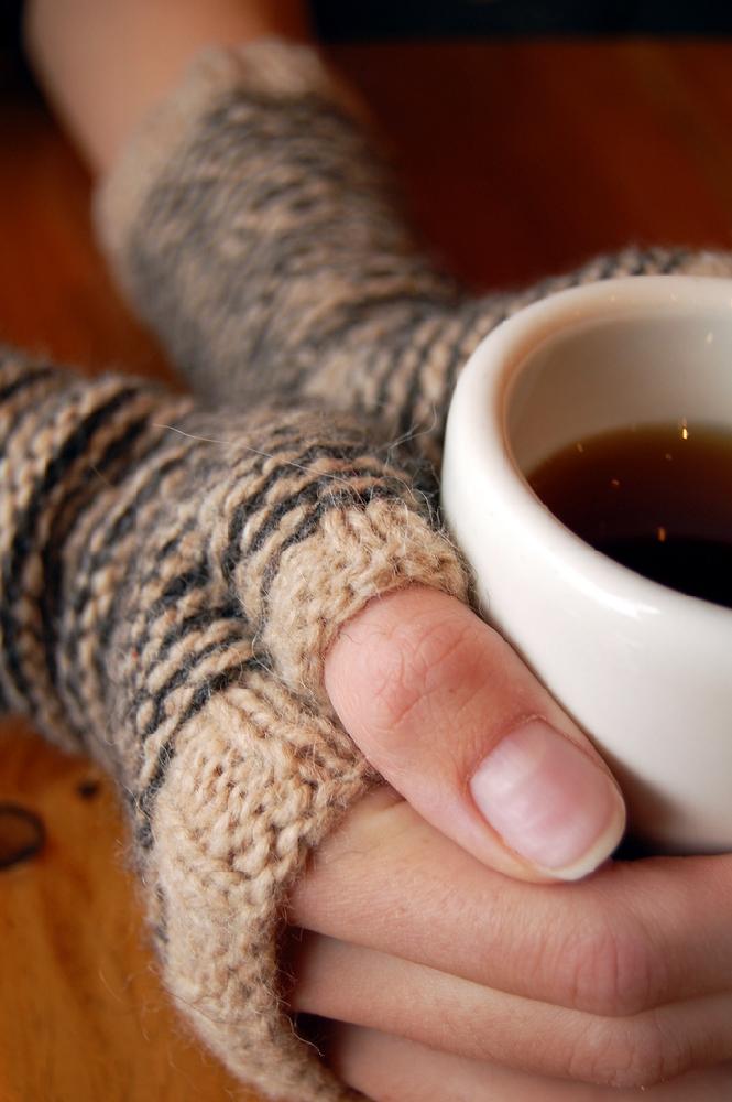 Earl grey mitts