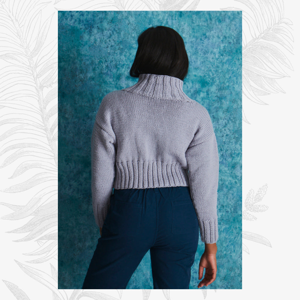 Willow & Lark Abstract Embroidery Jumper Knitting Pattern