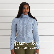 Debbie Bliss Cropped Cable Sweater Knitting Pattern