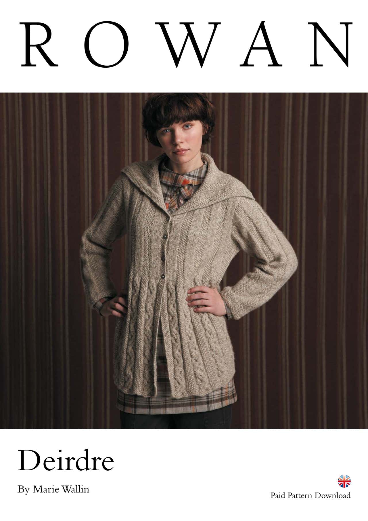 Rowan Deirdre Cardigan Knitting Pattern