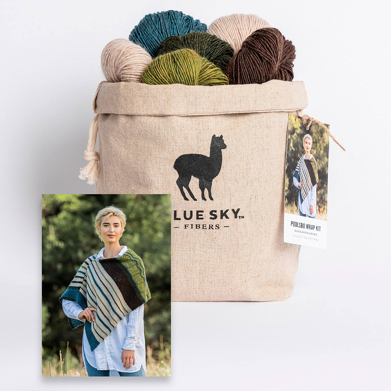 Blue Sky Fibers Poulsbo Wrap Kit