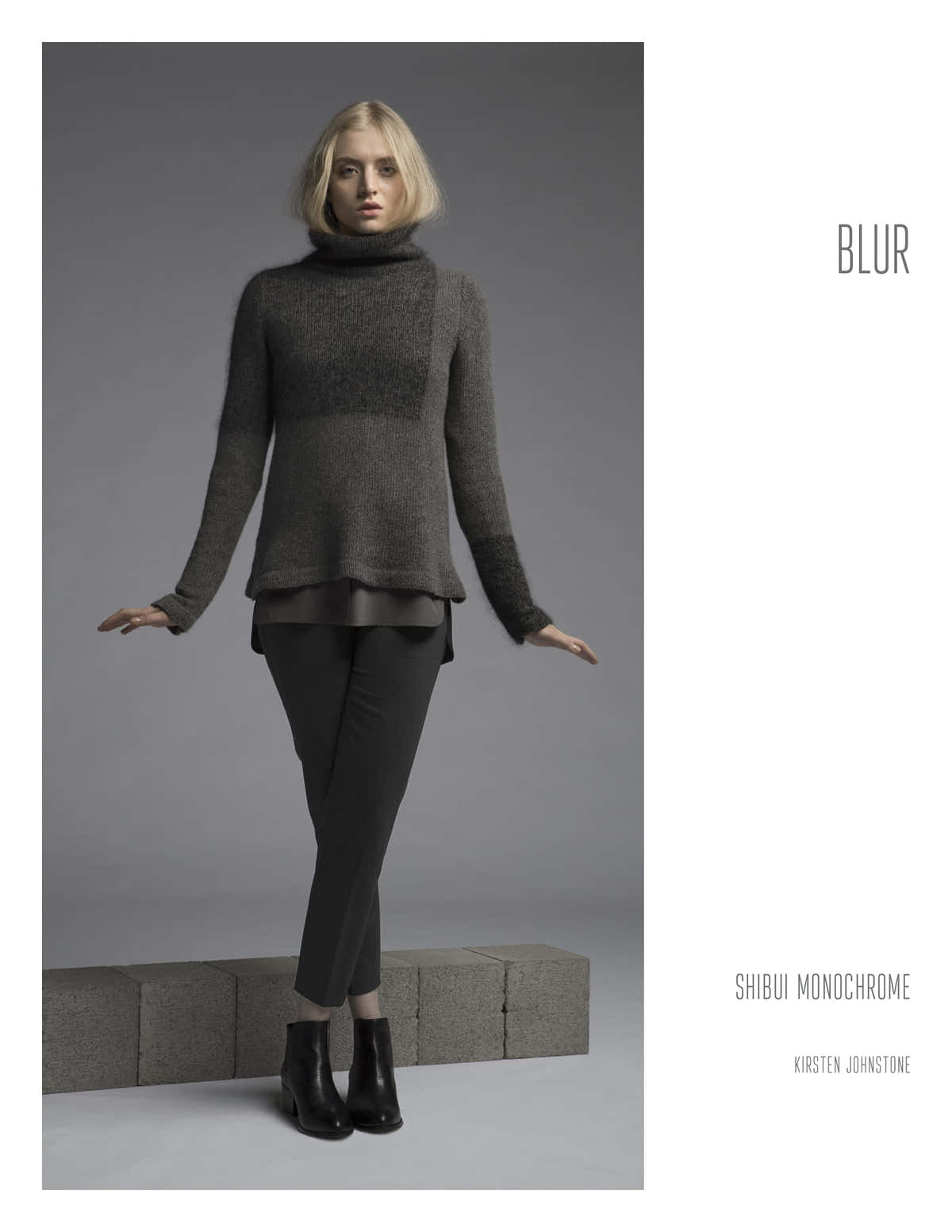 Shibui Knits Blur Jumper Knitting Pattern