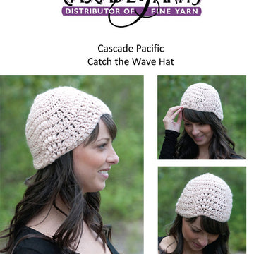 Catch the Wave Hat Cascade Pacific Free Crochet Pattern