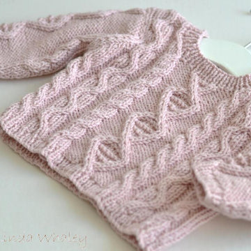 0-4m 4-8m Baby 'Pretty Aran'