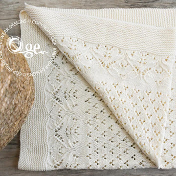 Lace and Diamond Heirloom Blanket and matching Jacket -  P098