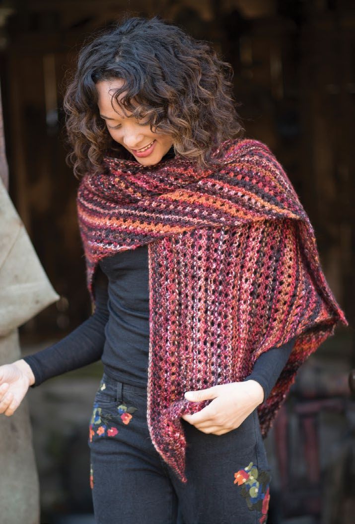Daiyu Shawl Wrap Knitting Pattern