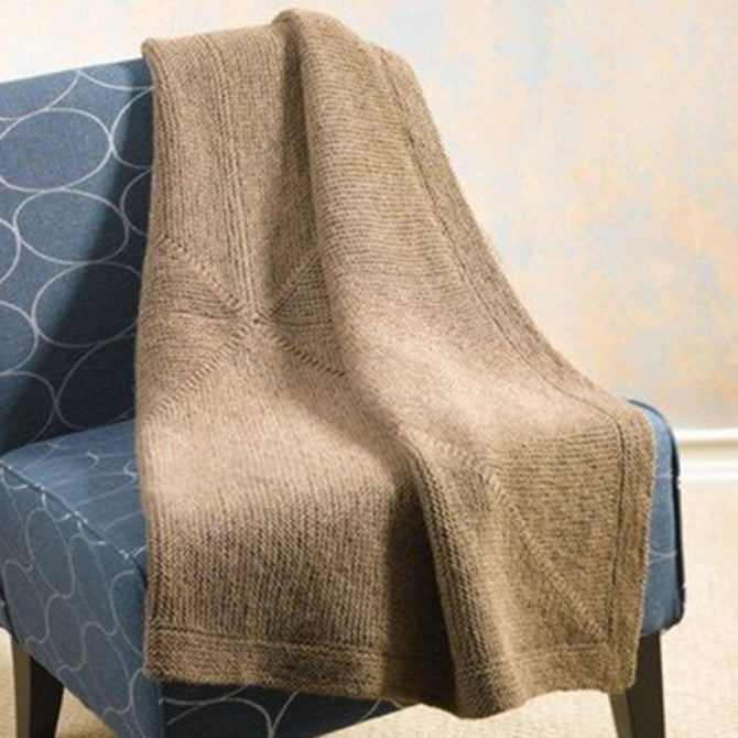 Valley Yarns Timber Blanket Knitting Pattern