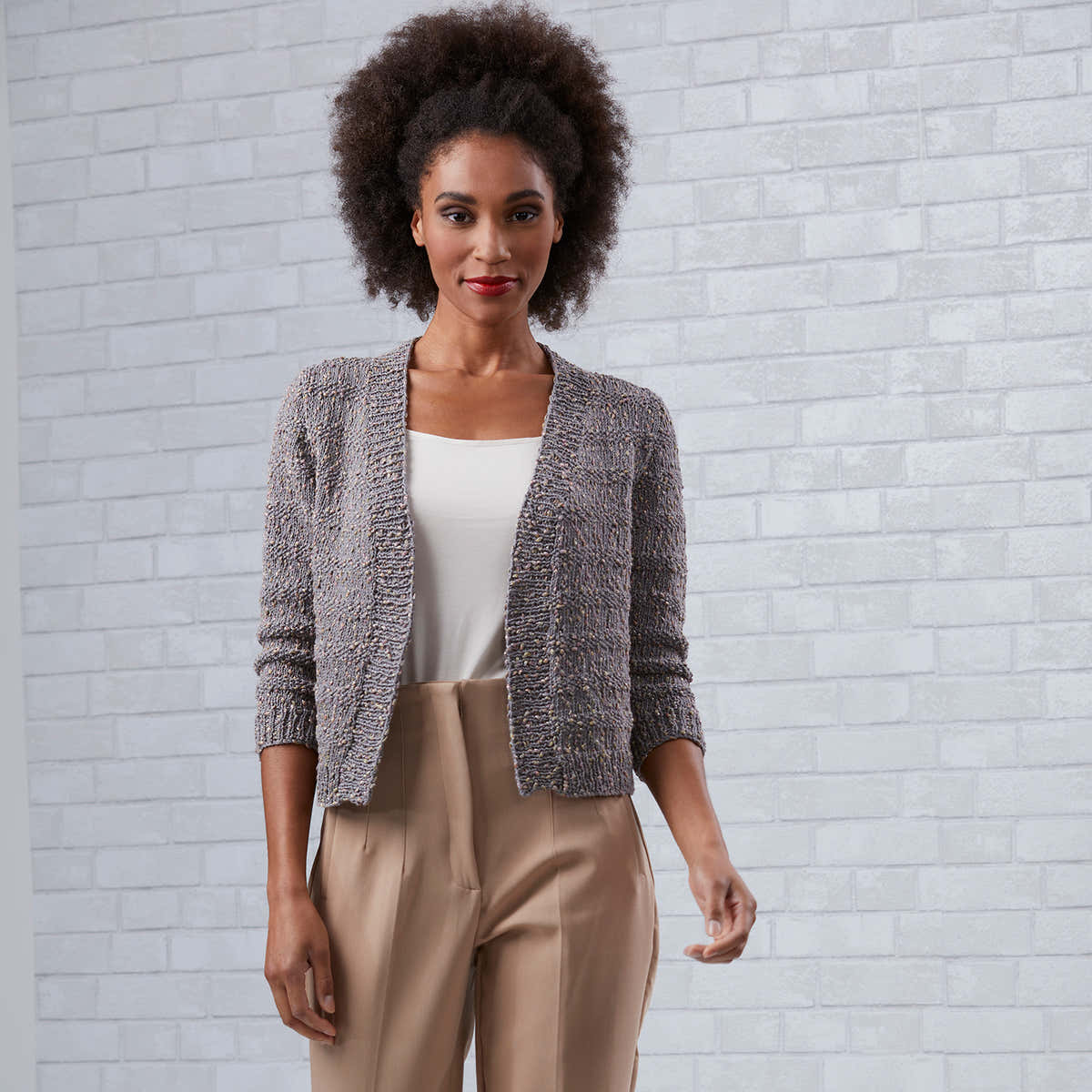 Stacy Charles Fine Yarns Millie Cardigan Knitting Pattern