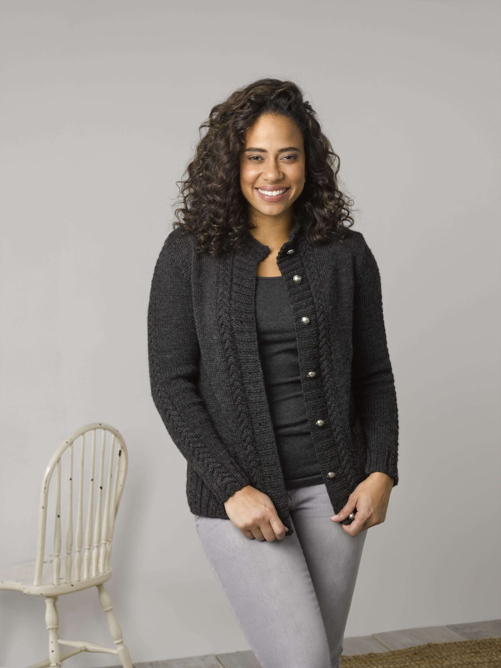 Tahki Yarns Darby Cardigan Knitting Pattern