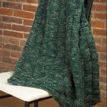 Lap Throws Blanket Knitting Pattern