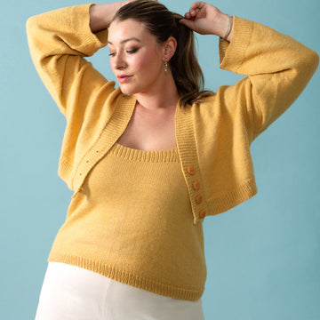 Amaryllis Cardigan in Berroco Cashmello Knitting Pattern