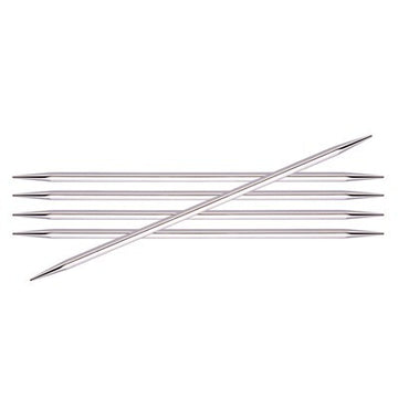 Knitter's Pride Nova Cubics Platina Double Pointed Needles 6"