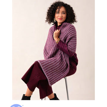 Wembley Shawl Wrap Knitting Pattern