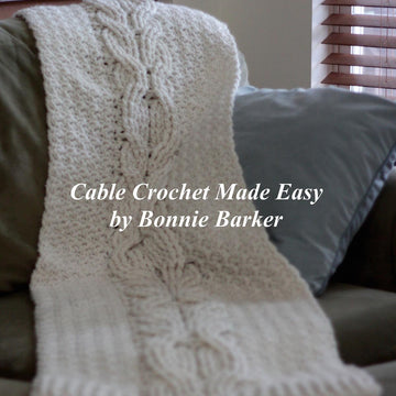 Crazy Chunky Cabled Stole