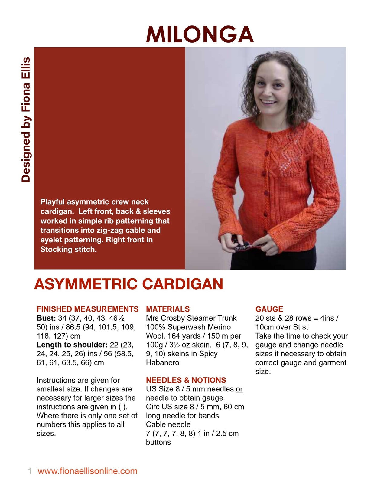 Fiona Ellis Milonga PDF