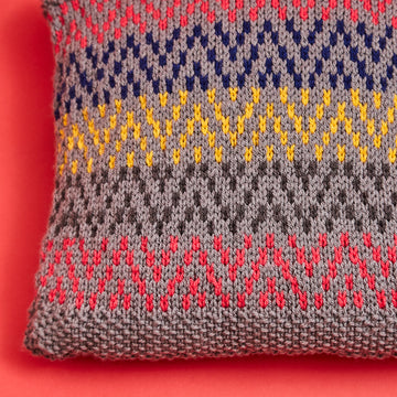 Paintbox Yarns Knitted Zigzag Cushion Pattern