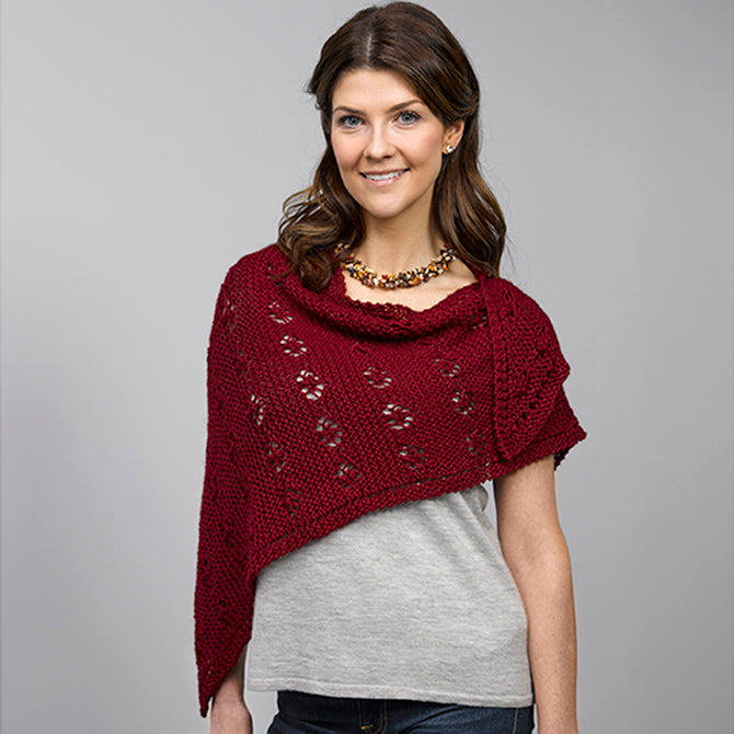 Valley Yarns Zoya Shawl Knitting Pattern