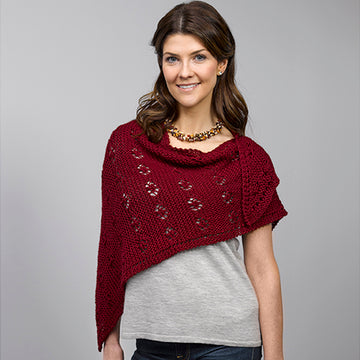 Valley Yarns Zoya Shawl Knitting Pattern