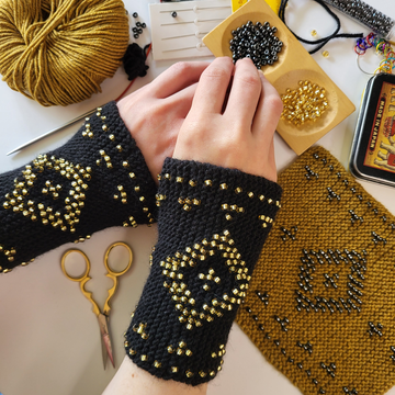 Bead Your Knitting, Garter Stitch Cuffs - Fall 2026 - Virtual