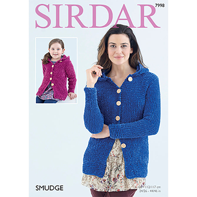 Sirdar 7998 Ladies and Girls Jackets Coat Knitting Pattern