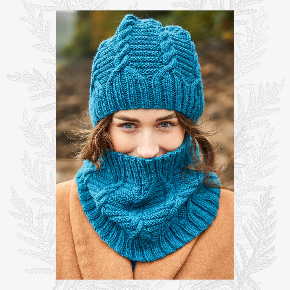Willow & Lark Louise Hat & Cowl Knitting Pattern