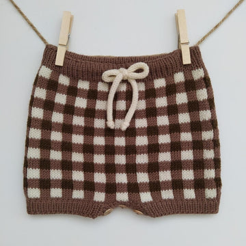 Gingham Baby Bloomers and Romper | 0-24 months
