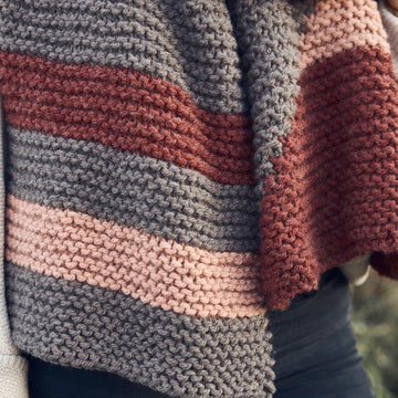 Level Up Blanket Scarf Knitting Pattern
