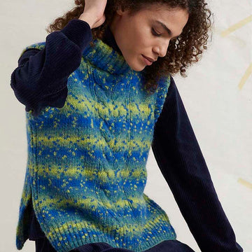 Lang PTO43-05 Slipover Waistcoat Knitting Pattern