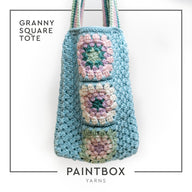Paintbox Yarns Granny Square Tote Crochet Pattern
