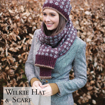 Rowan Wilkie Hat and Scarf Knitting Pattern