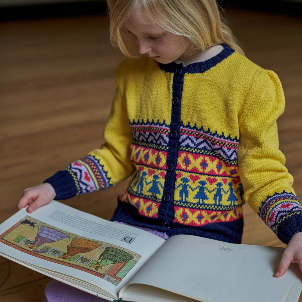 MillaMia Little Folk Cardigan Knitting Pattern