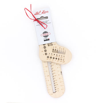 addi Calibro Wooden Needle Gauge Set