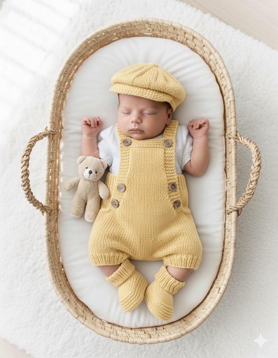 "Dandelion" 4 piece baby/ reborn outfit