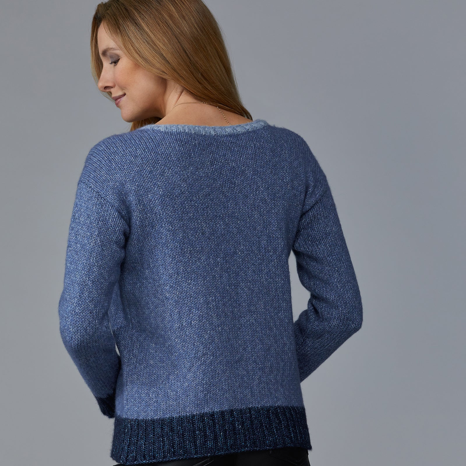 Stacy Charles Fine Yarns Brooklyn Pullover Knitting Pattern
