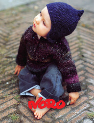 Noro Moss Stitch Sweater Jumper Knitting Pattern