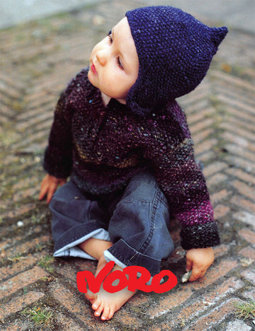 Noro Moss Stitch Sweater Jumper Knitting Pattern
