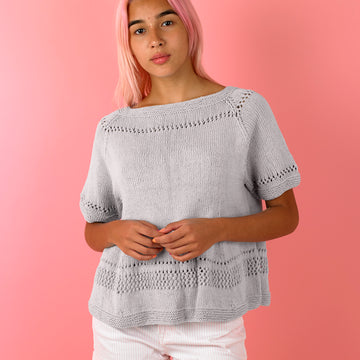Paintbox Yarns Sweetie Swing Top Knitting Pattern