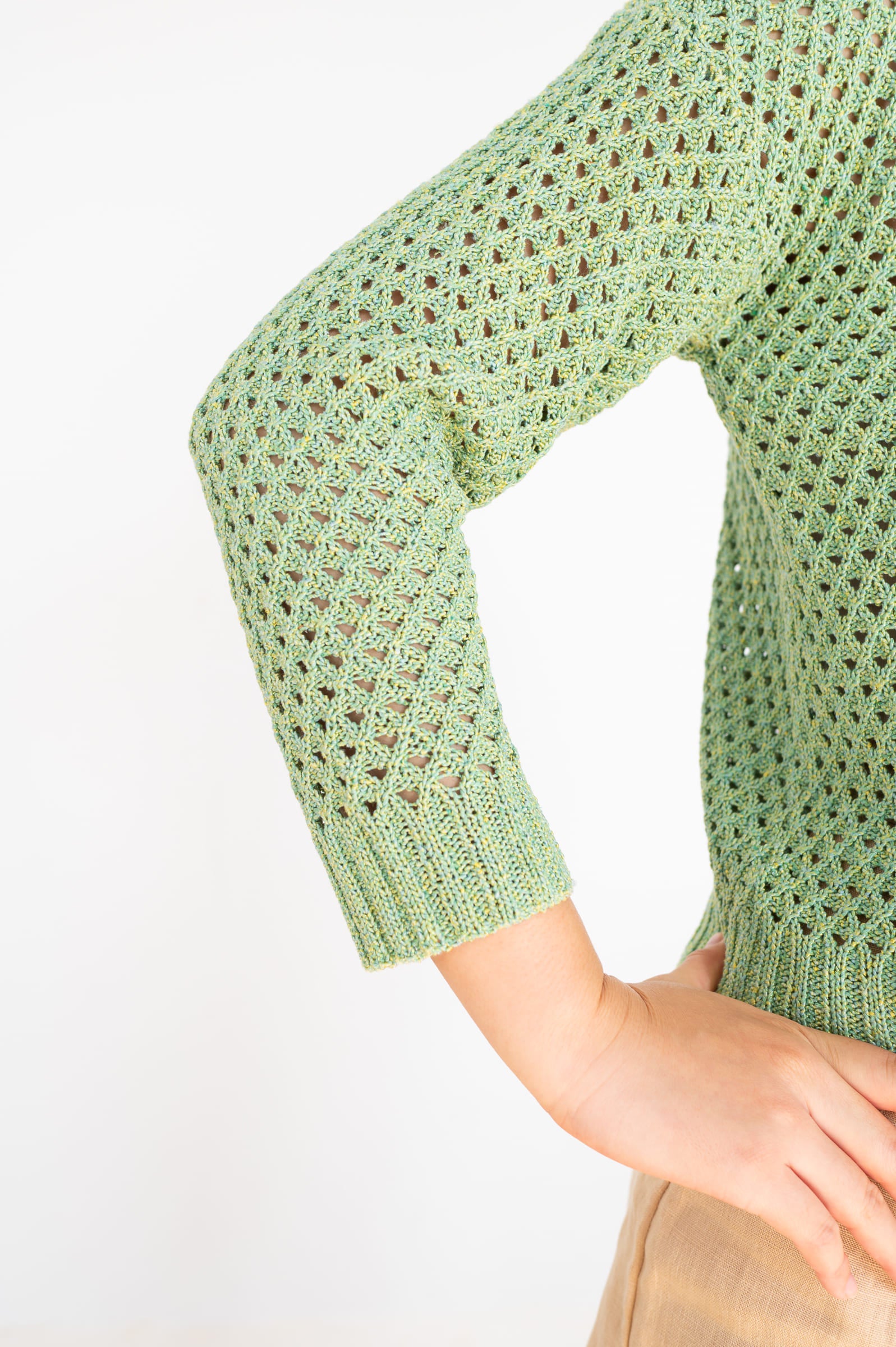 Berroco Lighted Structures Louvre Jumper Knitting Pattern