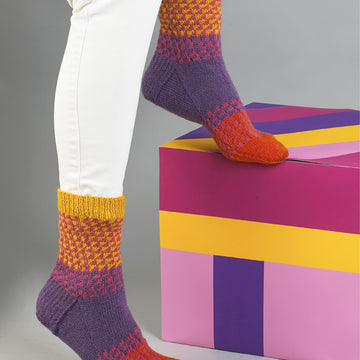 MillaMia Billie Fairisle Socks Knitting Pattern