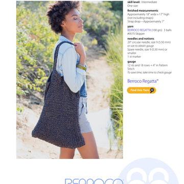 Berroco Caf? Bag Knitting Pattern